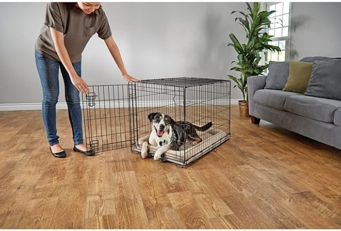 EveryYay by Petco 1-Door Dog Crate Large 36" L X 22.5" W X 24.9" H Black: No Handles