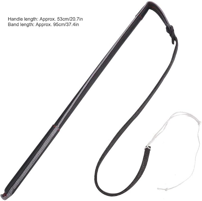 Pssopp Cowhide Dog Agitation Whip, Dog Teaser Wand Dogs Training Whip Outdoor Playing for Pulling Chasing Chewing Teasing Training