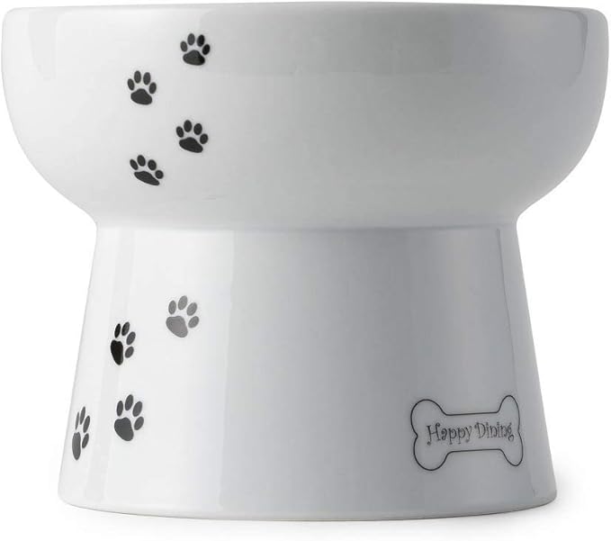 Necoichi Raised Dog Water Bowl, Elevated, for dogs and cats, pets feeding feeder Non-slip for small dogs Dishwasher and Microwave Safe, No.1 Seller in Japan! (Dog, Water Bowl)