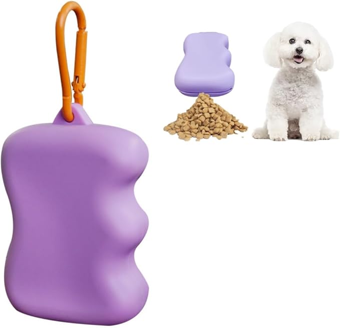 Silicone Dog Treat Pouch Small Training Bag Portable Dog Treat Bag for Dog Training Sports
