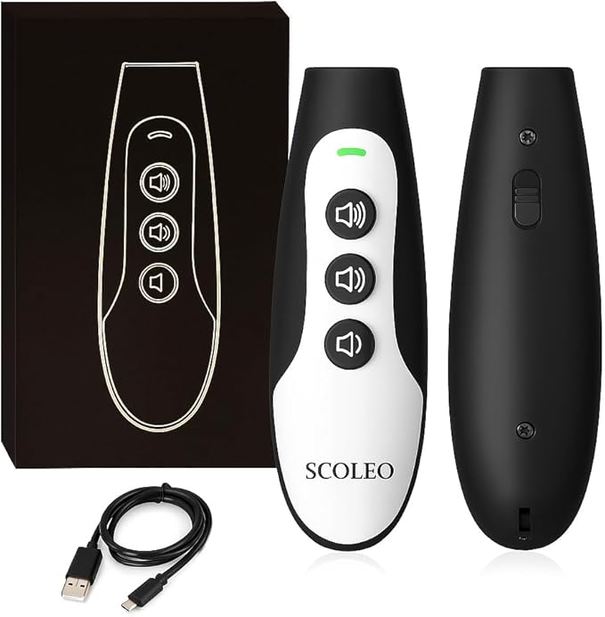 Anti Barking Device for Dogs - Ultrasonic Dog Trainer with VF Tech, 3 Modes Bark Control, Rechargeable Dog Bark Deterrent for Behavior Correction - Indoor & Outdoor Use