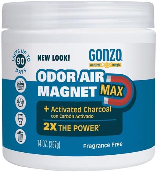 Gonzo Natural Magic Fresh Scent Odor Air Magnet 14 oz. Gel