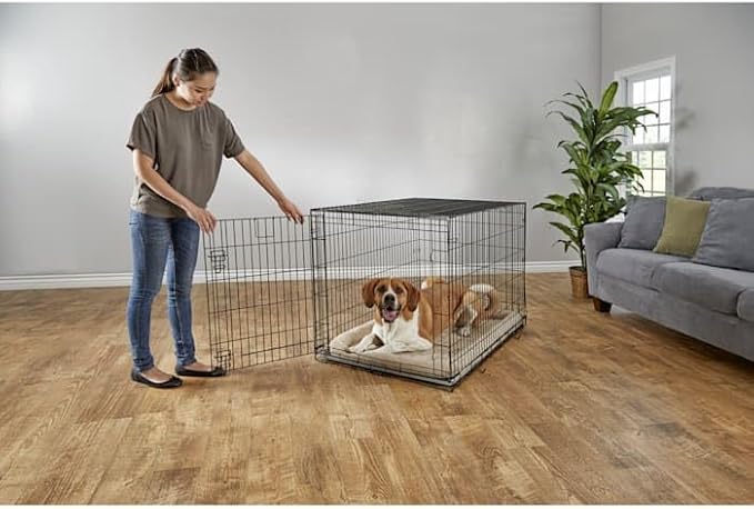EveryYay by Petco 1-Door Dog Crate XX-Large 48" L X 30.1" W X 32.6" H Black: No Handles