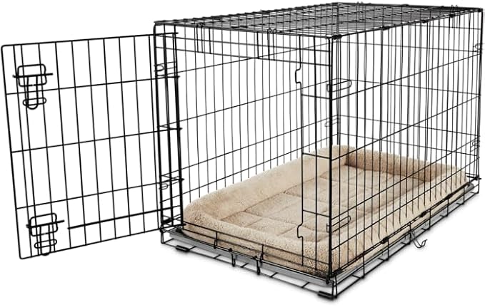 EveryYay by Petco 1-Door Dog Crate Large 36" L X 22.5" W X 24.9" H Black: No Handles