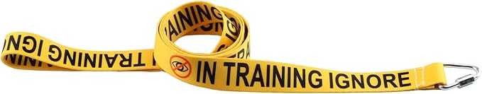 JXGZSO Please Ignore Me in Training Dog Lead Reactive Dog Give Me Space Puppy Leash Wrap Rescue Puppy Lead (in Training Ignore DL)