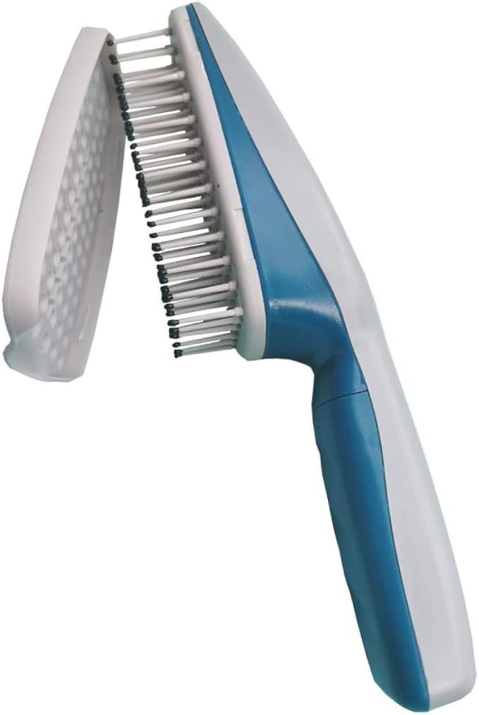 Ionic Pet Bath Brush for Dogs Pet Electric Comb Pet Comb Pet Brush Pet Cleaning Comb Pet Grooming Comb, slicker brush, standard, Grey