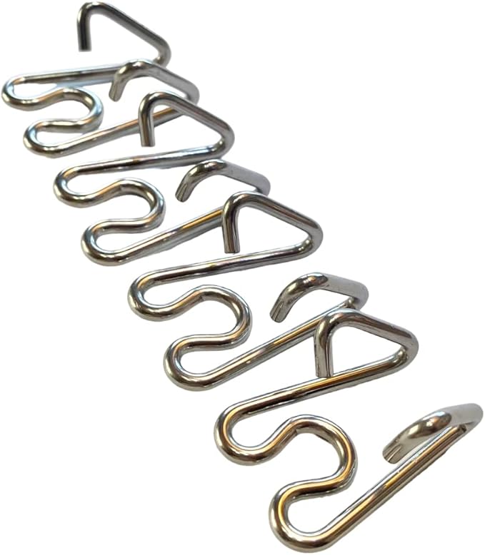 4-Pack of Medium to Large (3.0mm) Collar Links Stainless Steel