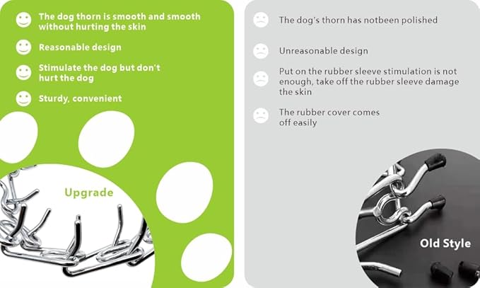 No Pull Dog Collar Dog Training Collar for Small Medium Large Dogs (Rainbow Color, XL)