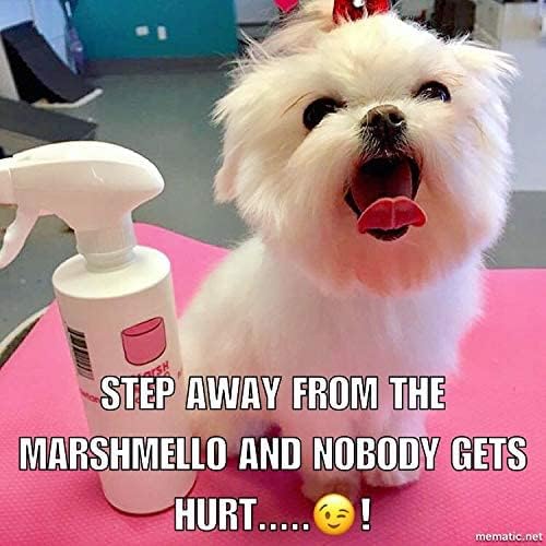 Marshmello Dematt Spray. The One The Dog Groomers Use! Natural Plant Extracts Give Slippyness to Dematt. Dog Detangling/Dematting Spray. 17oz.