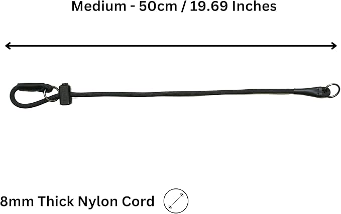 Fenrir Slip Collar with Spring Loaded Limiter Black (Medium)