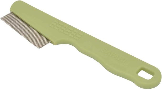 Coastal Pet - Safari - Dog Flea Combs, No Color, Longhaired Breeds (6.25" L x 1.625" W)