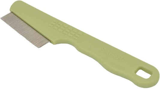Coastal Pet - Safari - Dog Flea Combs, No Color, Longhaired Breeds (6.25" L x 1.625" W)