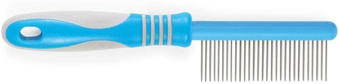 Ancol Ergo Dog Comb, Medium, Blue