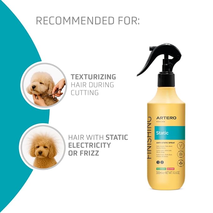 Artero Cosmetics Static Dog Control Spray 300mL/10.1 Ounce