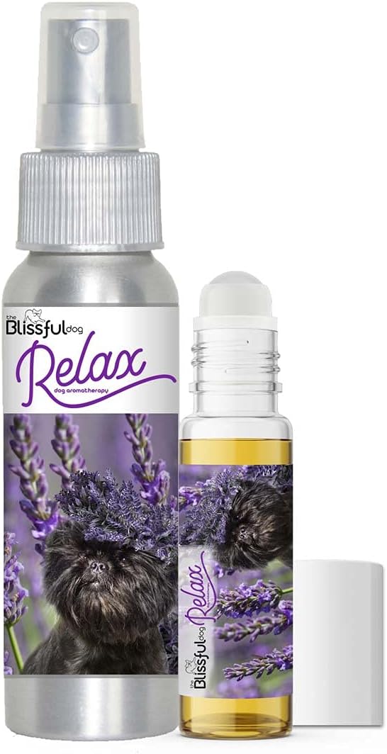 The Blissful Dog Affenpinscher Relax Roll-ON Aromatherapy for Dogs - Anxiety Relief for Dogs