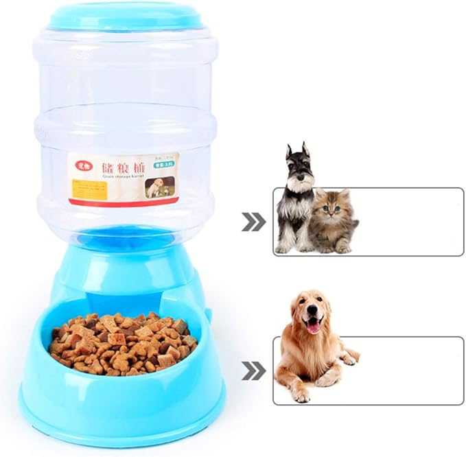 Cat Automatic Feeder 3.5l Water Dispenser Pet Food Bowl Pet Feeder Leakproof Easy to Assemble and
