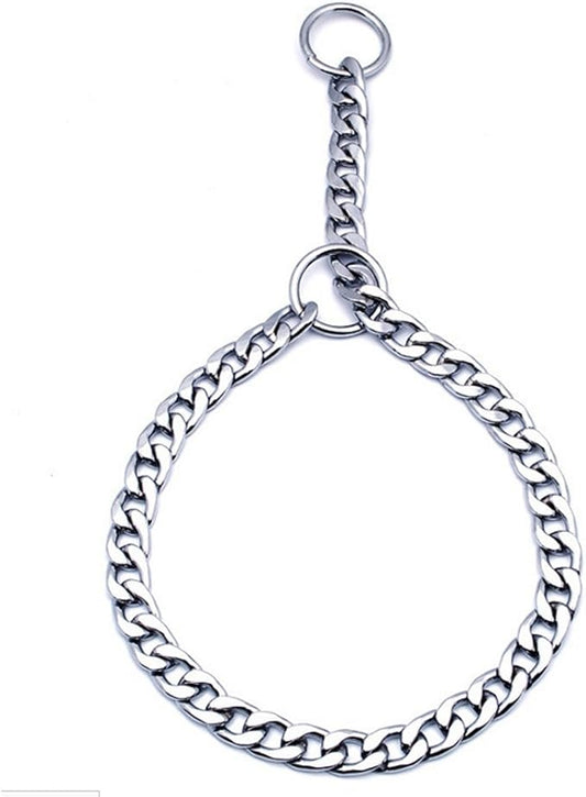 SGODA Chain Dog Training Choke Collar, 24 in, 3.5 mm