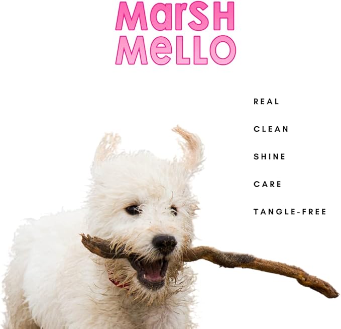 Marshmello Dematt Spray. The One The Dog Groomers Use! Natural Plant Extracts Give Slippyness to Dematt. Dog Detangling/Dematting Spray. 17oz.