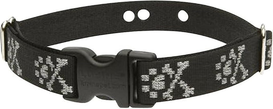LupinePet Originals 1" Bling Bonz 12-17" Containment Collar Strap for Medium Dogs