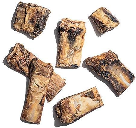 Jack&Pup Rib Bones for Dogs (24 Oz Bag), All Natural Beef Bones for Dogs, Single Ingredient Bone Marrow, Dog Rib Bones Bites