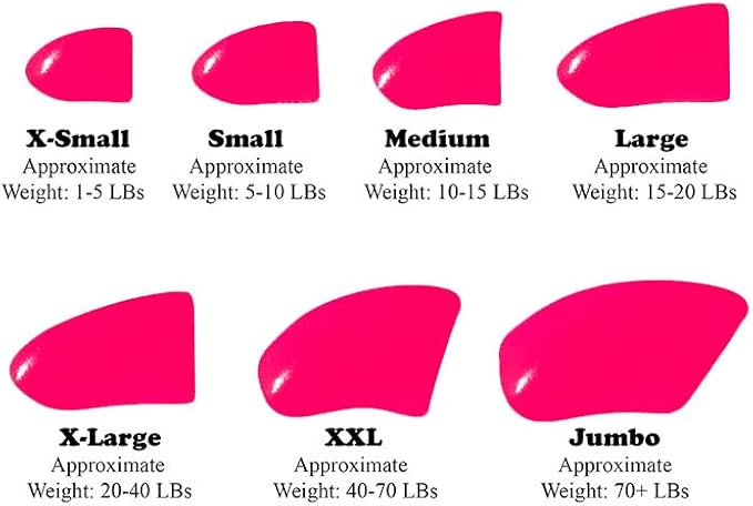 3 Month Supply Soft Nail Caps with Adhesive for Dog Claws - Fuscia Pink Medium