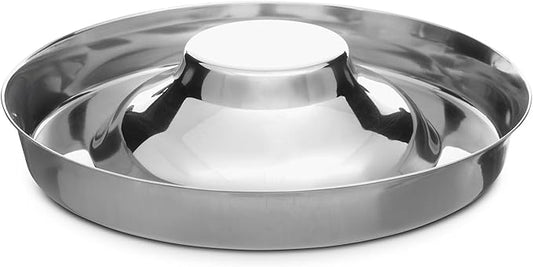 Jeffers Pet Flying Saucer Puppy Food & Water Dish 11" D x 1 1/3" – Perfect for Single or Multiple Puppies, Dry & Wet Food, Weaning Dish, Non Tip Dog Feeding & Training Feeder - Easy to Clean