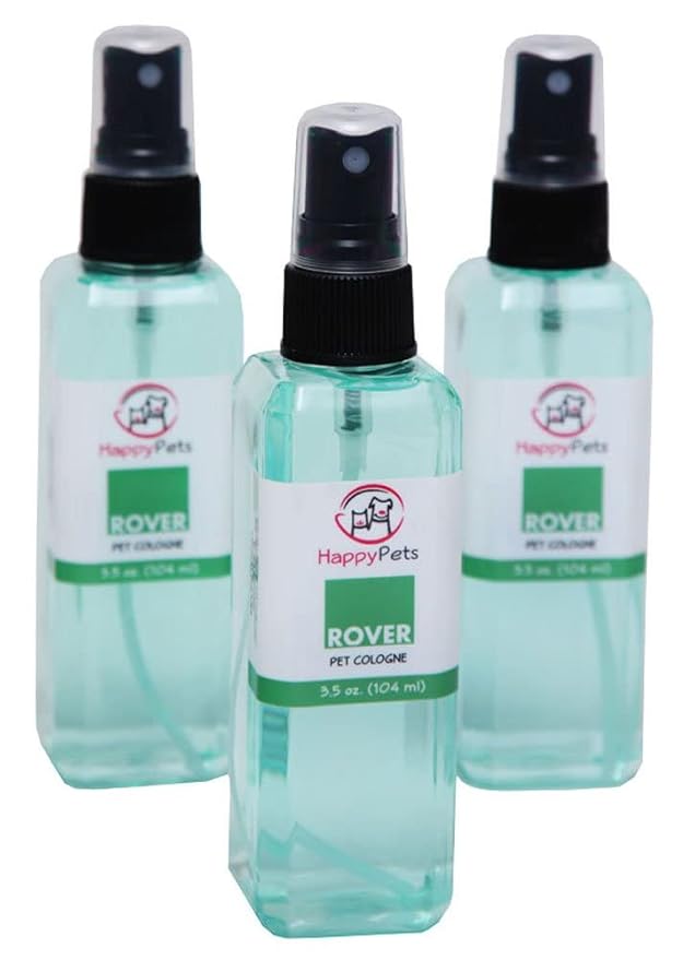 Showseason Happy Pets® Rover Clover Dog Cologne 4 oz.| Dog Perfume Long Lasting | Deodorizing Spray