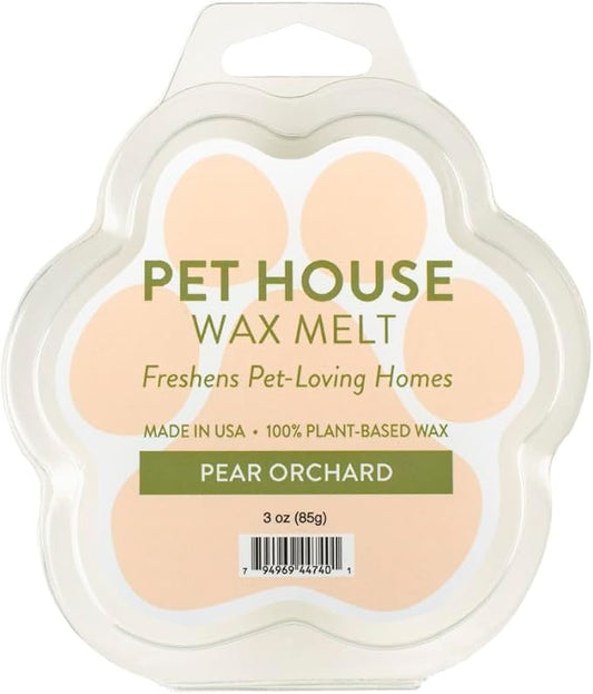 Pet House Pear Orchard Sented Wax Melts - Natural, Long-Lasting, Plant Based Pet Friendly Holiday Wax Melts Pack of 2