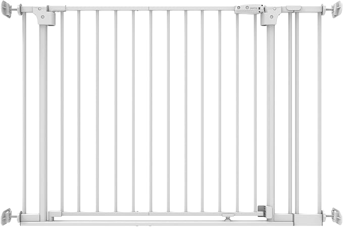 Perma Child Safety Safe Step Baby Gate for Stairs & Doorways, Rental Safe, Install Pressure in Minutes, Mounted Gate, Auto Close, Stay Open, Ultra-Low Bar (38.2–45.7" Wide x 30" Tall)