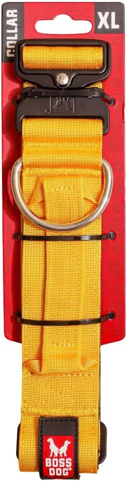 Boss Dog Tactical Collar, Yellow, X-Large