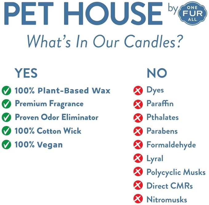 One Fur All Value Pack, Pet Candles, Room Spray and Car Air Freshener, Plant-Based Scented Pet Odor Candles and Long Lasting Air Fresheners - Apple Cider