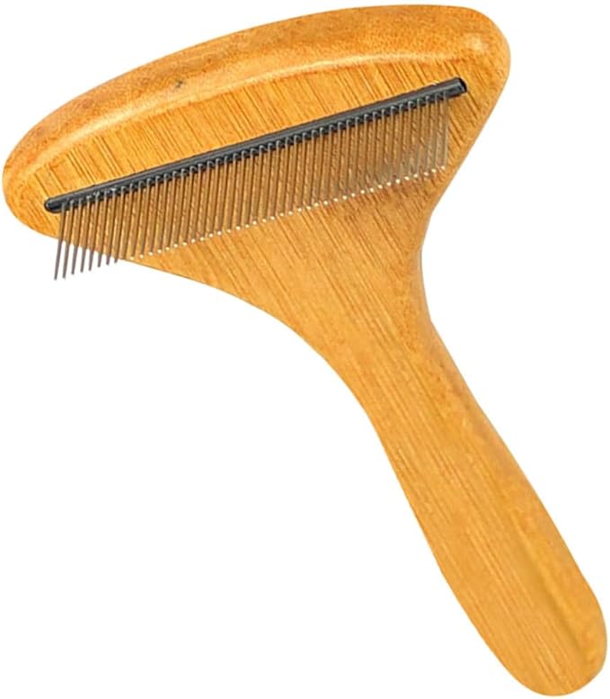 4pcs Pet Grooming Combs Dogs Cats Dog Hair Comb Puppy Grooming Shedding Removal Ergonomic Handle Design