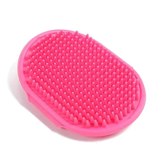 Pet Grooming Bath Brush for Dogs and Cats (pink)