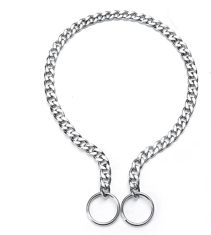 Choke Collar for Dogs Large Breed, Dog Chain Collars Slip P Chain Choke Metal Link Training Heavy Duty Martingale Dog Collar for Xs Small Medium Large Big XL Breed Dogs, XL