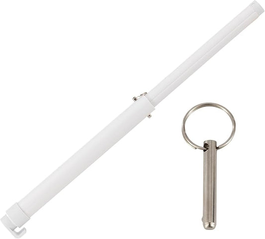 PetSafe Sliding Glass Pet Door Security Bar - Adjustable Up to 28 Inches - Fits Sliding Glass Doors Up to 72 Inches - Easy-to-Install with Screws or Adhesive Strips - Compatible Pet Entrance