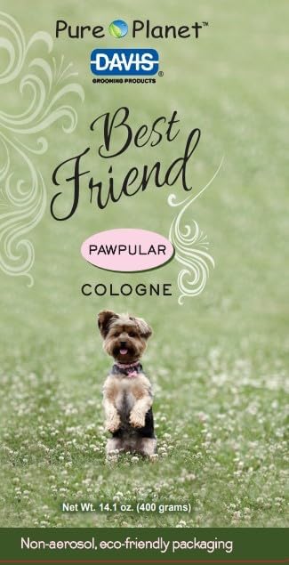 Davis Manufacturing BFC.PAW14 Best Friend Pawpular Pet Cologne, 14.1 oz