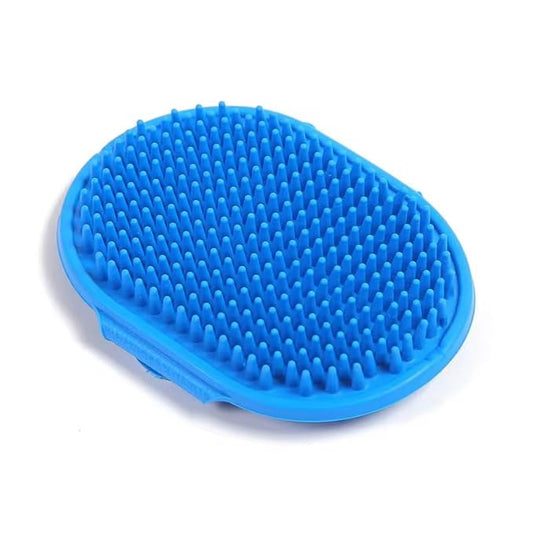Pet Grooming Bath Brush for Dogs and Cats (blue)