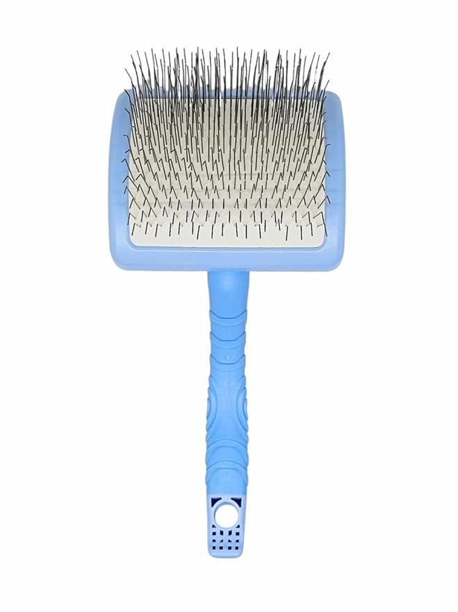Grooming Detangling Large Dog Slicker Brush, Best for Doodle, Goldendoodle, Labradoodle, Poodle. Groom Like a Professional, Fluff Detangle Style, Saves Time and Energy