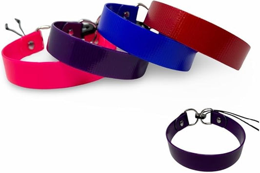 SparkDog Collars 1” Quick Adjust E-Collar Replacement Strap – Quick-Adjust, Waterproof & Durable – Fits Dogtra & Most Brands – Made in USA for Working Dogs, Hunters & Pet Owners (Purple, High Flex)