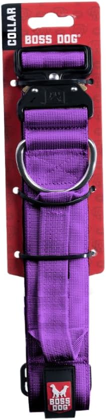 Boss Dog Tactical Collar, Purple, X-Large