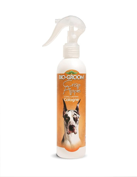 Bio-groom Crisp Apple Dog Cologne - Deodorizing Spray, Bathing Supplies, Puppy Wash, Cat & Dog Grooming Supplies, Cruelty-Free, Made in USA - 8 fl oz 1-Pack