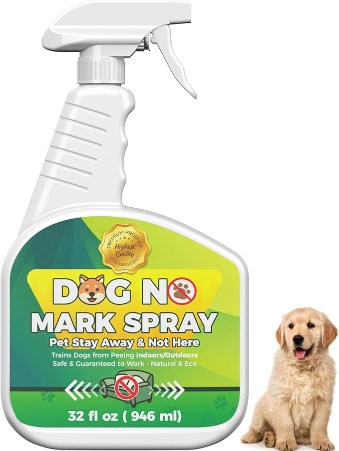 33.6oz Dog Pee Stopper Spray - Prevent Indoor Urine Marking - Puppy Housebreaking Training Aid