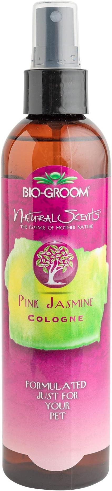 Bio-groom Pink Jasmine Dog Cologne - Deodorizing Spray, Dog Bathing Supplies, Puppy Wash, Cat & Dog Grooming Supplies, Cruelty-Free, Made in USA, Dog Perfume - 8 fl oz 1-Pack