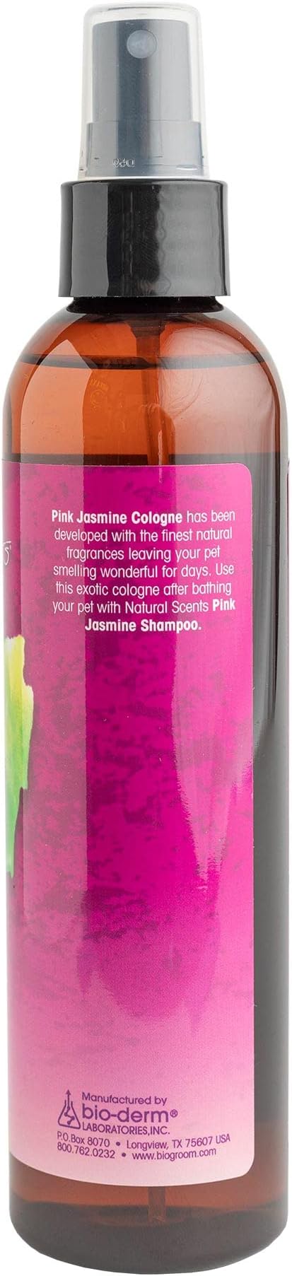 Bio-groom Pink Jasmine Dog Cologne - Deodorizing Spray, Dog Bathing Supplies, Puppy Wash, Cat & Dog Grooming Supplies, Cruelty-Free, Made in USA, Dog Perfume - 8 fl oz 1-Pack