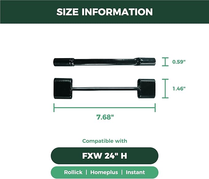 FXW Playpen Connectors, 2-Pack (Playpen Not Included), Accessories Only fit FXW Homeplus/Rollick/Instant 24inch Height Dog Pen, Black│Patent Pending