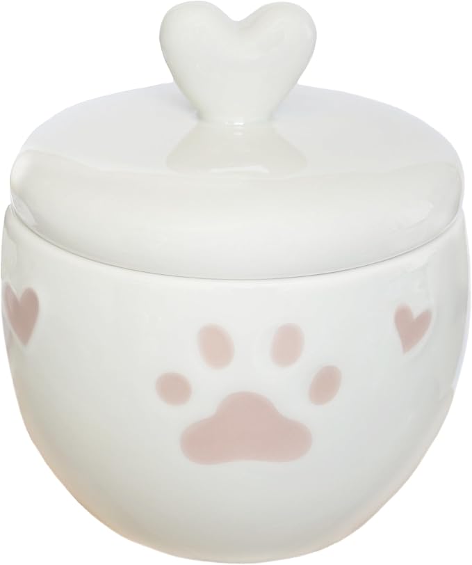 Personalized Pet Urn,Pet Urns for Dogs Cats,Pet Cremation Urn,Urns for Pet Ashes,Ceramic Urn,Dog cat Bird Rabbit urn,pet Loss, Handmade Custom. (Small,Suitable Ashes ≤22 lb (not Bones))