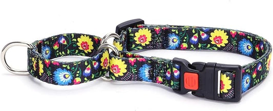 Martingale Dog Collar,Adjustable Nylon Heavy Duty Dog Collar for Small Medium Large Dog,Walking Training Boy and Girl Dogs