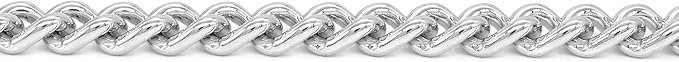 Herm Sprenger - Chrome Plated Steel Dog Training Collar - Narrow Round Links Slip Dog Chain - for Small Medium Large Dogs - Professional Training Collar - Made in Germany (24 inches (60 cm))
