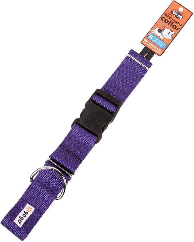 GOGO Pet Products Martingale Gentle Training Collar, X-Large, Purple