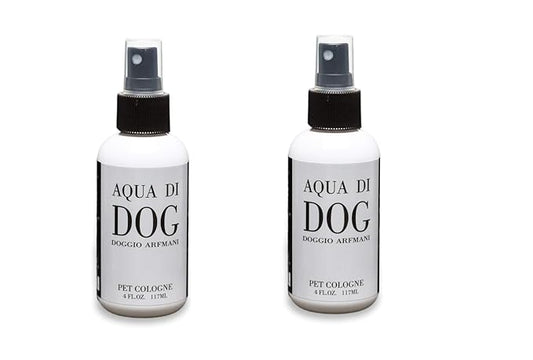 by Nature Labs Designer Pet Colognes, Pet Fragrances for the Best Smellers. (2) 4oz Bottles (Aqua Di Dog)